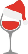 Holiday Cheer: A Festive Wine Glass