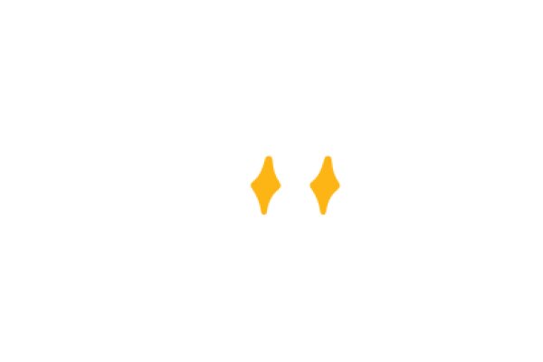 Simplicity in Design: Two Yellow Triangles on a White Background