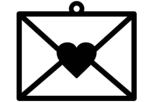 A Simple Icon of a Heart in a Square Frame