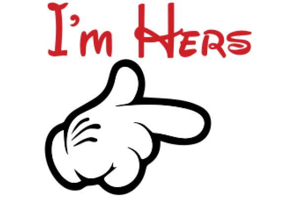 A Playful Greeting: 'I'm Hers' with a Pointing Finger Emoji