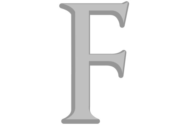 A Digital Letter 'E' in a Modern Font