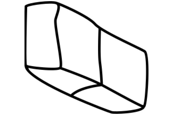 Simplistic Line Drawing of a Chair