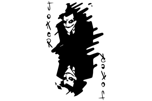 The Joker's Silhouette: A Artwork