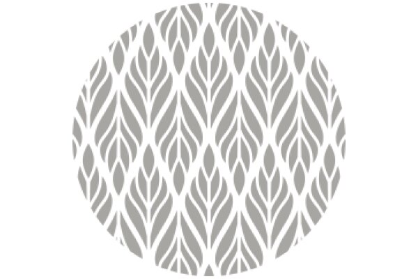 Stylized Abstract Pattern in Grey Tones