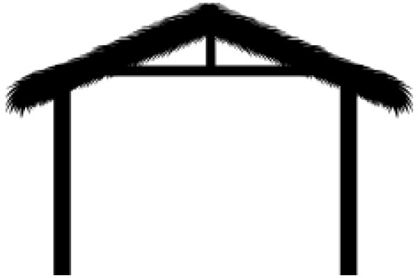 Simplistic Illustration of a Straw Hut Roof