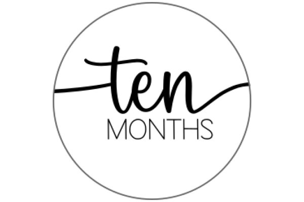 A Logo for a Ten-Months-Old's Birthday