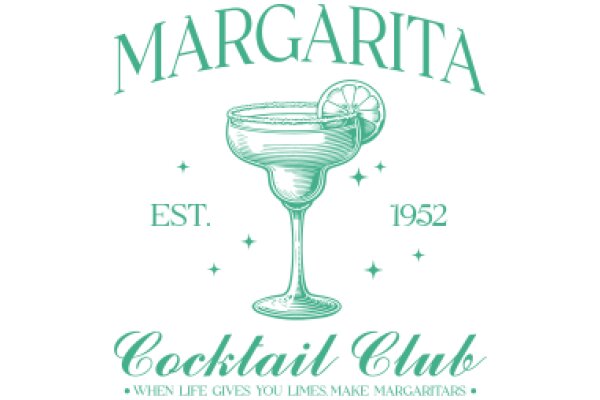 Cocktail Club: A Retro Advertisement for Margaritas