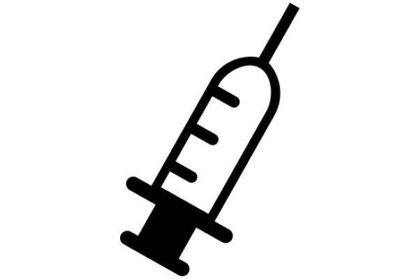 A Simple Icon of a Syringe