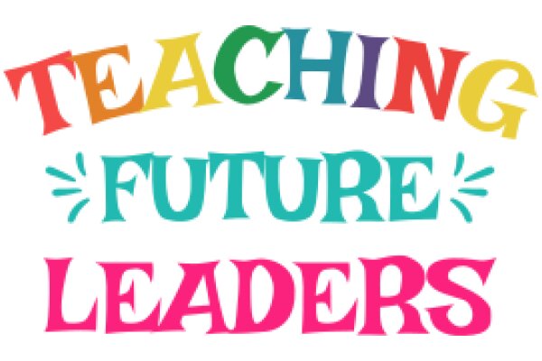 Colorful Sign for Teaching, Future, and Leaders