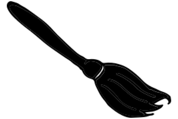 A Sleek, Black Spatula: A Symbol of Culinary Artistry