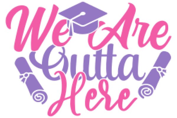 Celebrating Graduation Day with a Pink and Purple Logo