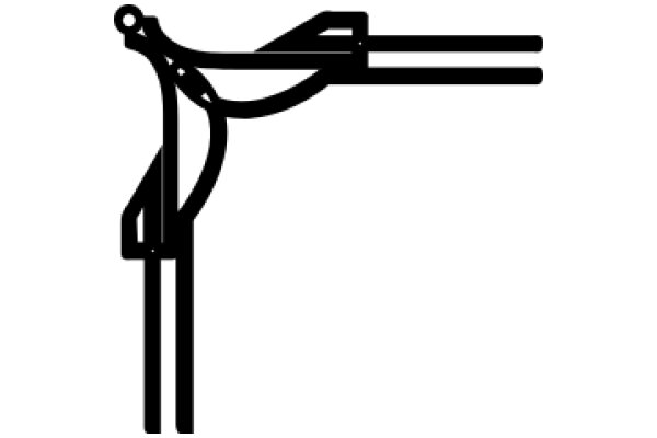 A Simple Line Drawing of a Hook