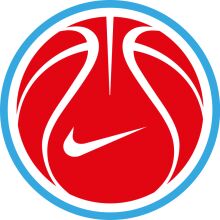 Vibrant Red and Blue Nike Logo