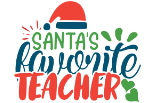 Santa's Favorite Teacher: A Festive Logo for the Holiday Season