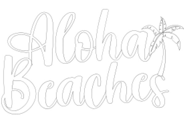 Aloha Beaches: A Graphic Design of a Hawaiian Beach Scene