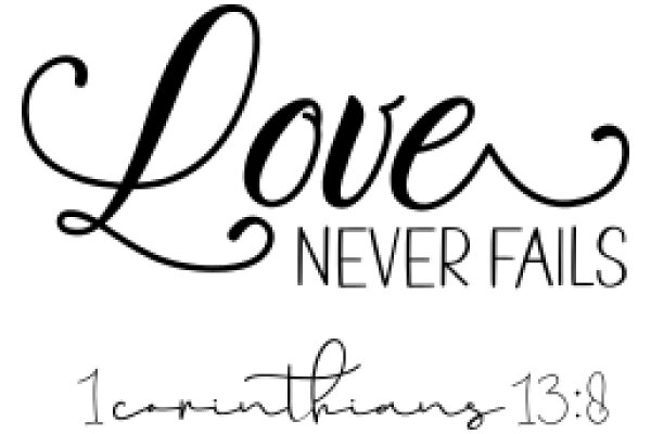 Love Never Fails: 1 Corinthians 13:8