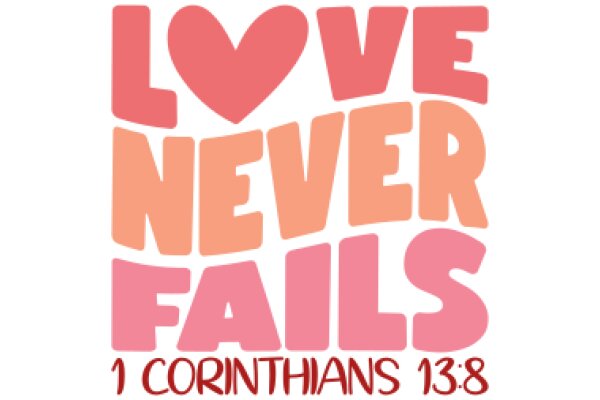 Love Never Fails: 1 Corinthians 13:8