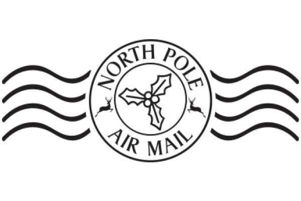 North Pole Air Mail Logo