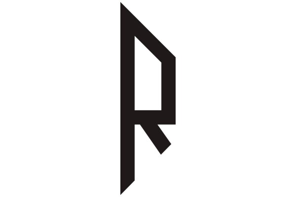 Stylized Letter 'R' in