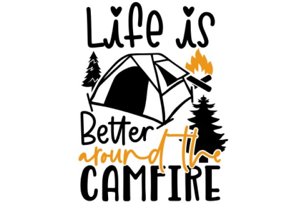 Campfire Charm: A Cozy Tribute to Life's Adventures