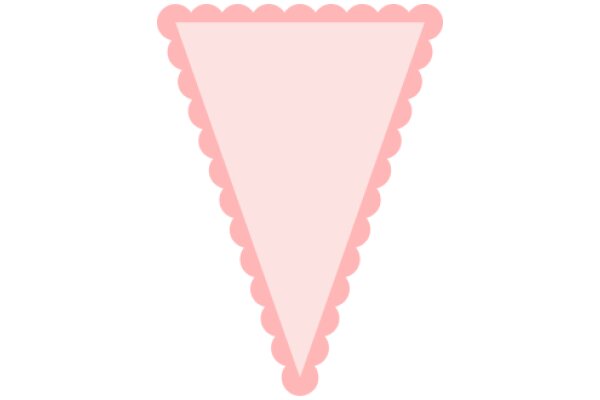 Simplistic Pink Triangle Icon