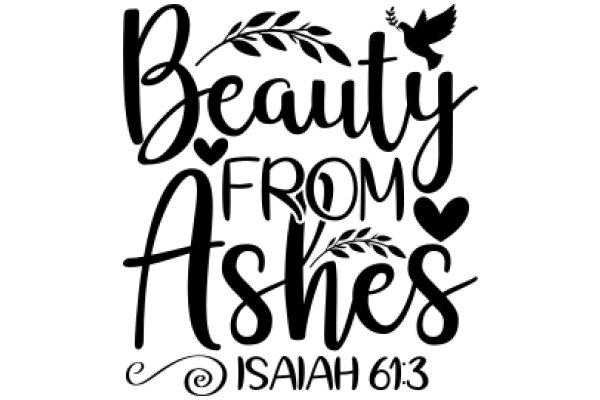 Beauty from Ashes: Isaiah 61:3