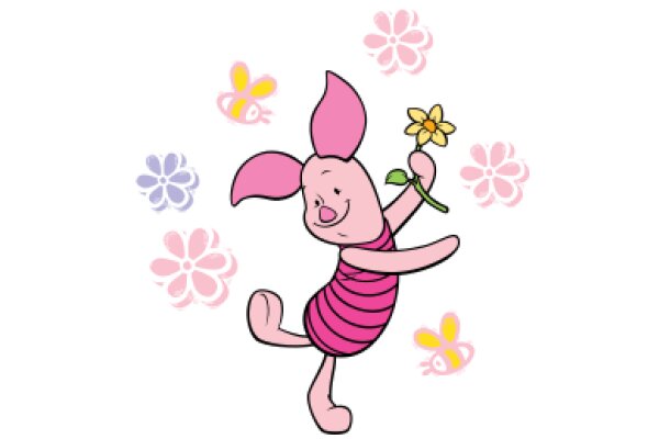 A Pink Piglet's Adventure: A Whimsical Tale of Friendship and Flower Power