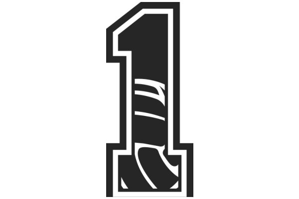 Stylized Number One Logo