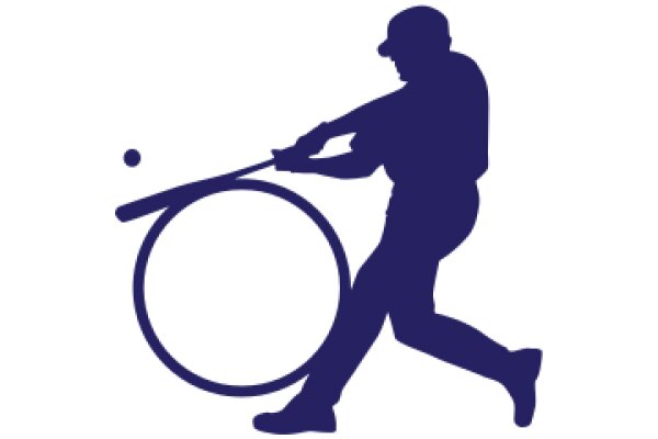 A Silhouette of a Baseball Player in Action