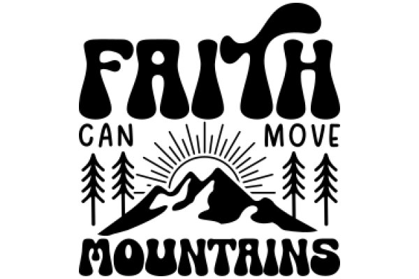 Faith Can Move Mountains: A Symbolic Emblem of Spirituality and Adventure