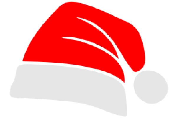 A Festive Red Santa Hat with a White Ball on Top