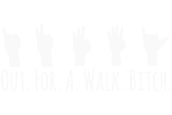 A Collection of Hand Signals for Walking