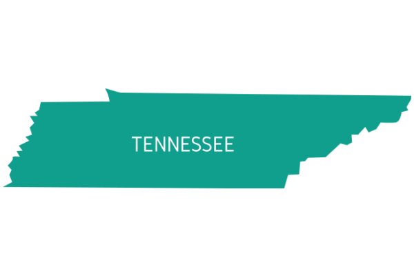 Tennessee State Boundary Map