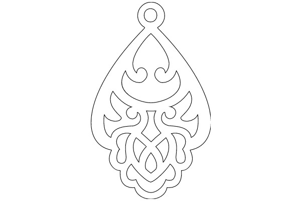 Stylized Artwork of a Decorative Symbol