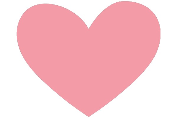 Simplicity in Design: A Pink Heart Icon