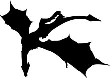 Silhouette of a Dragon: A Symbol of Power and Wisdom