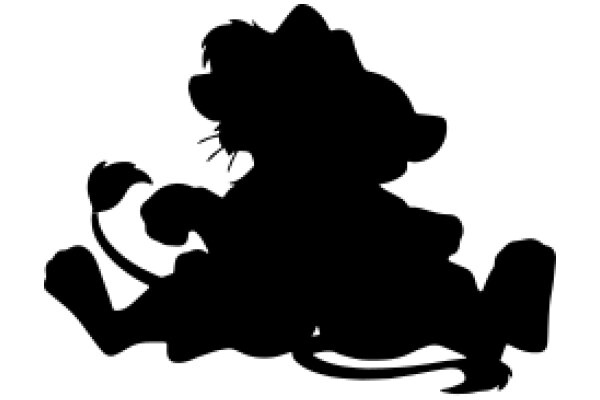 A Silhouette of a Lion-like Creature