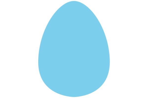 A Solid Blue Circle