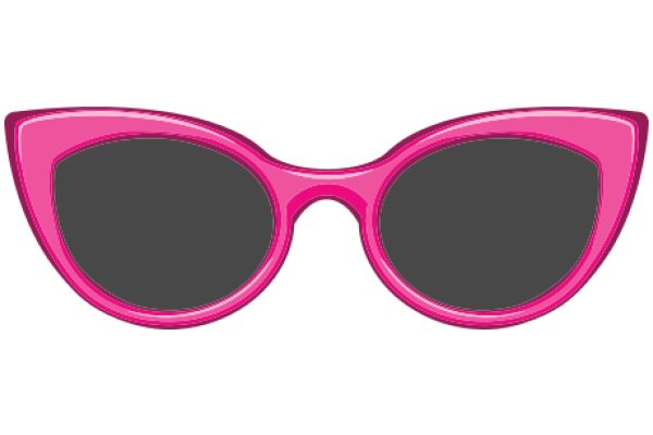 Vibrant Pink Sunglasses with Black Lenses