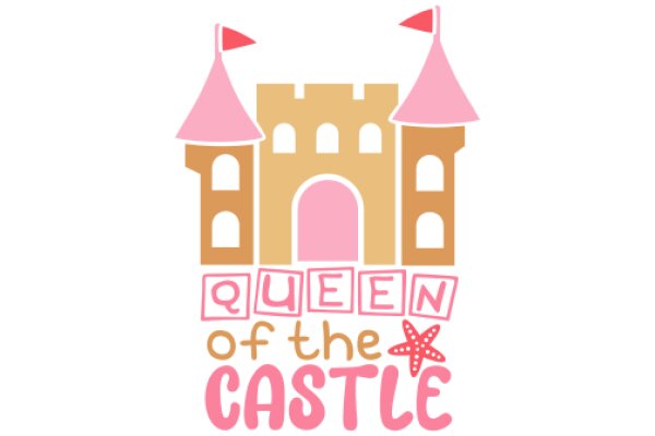 Queen of the Castle: A Playful and Pink Illustration