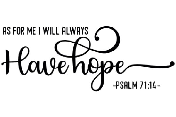 Inspirational Quote: Have Hope - Bible Verse