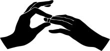 Silhouette of a Hand Gesture