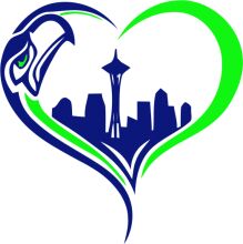 Seattle Skyline Heart Logo