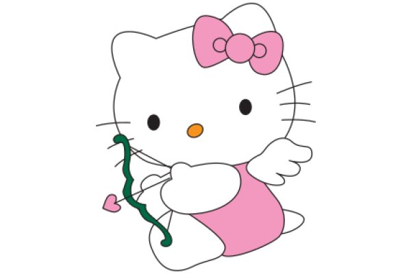 Hello Kitty: A Playful and Cute Cartoon Character