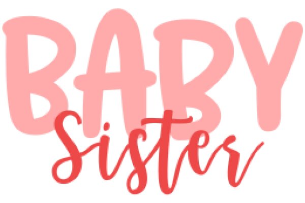 Pink Baby Sister Announcement