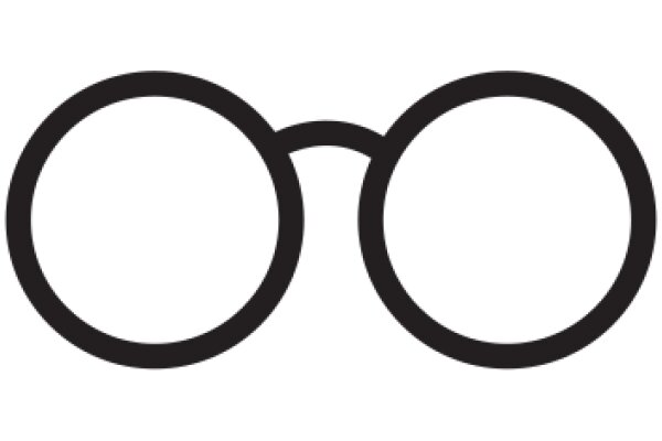 Simplistic Icon of Eyeglasses