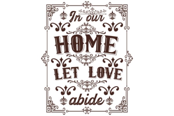 In Our Home, Let Love Abide