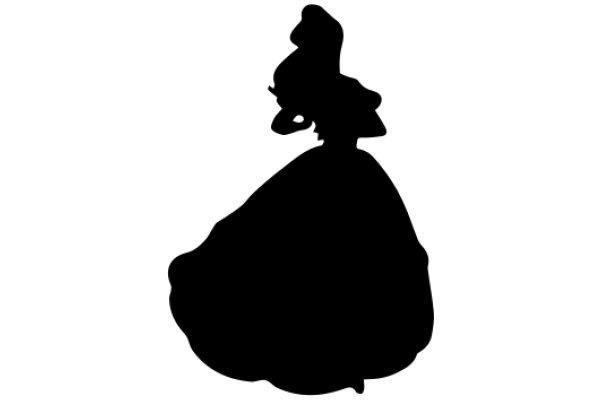 Silhouette of a Person in a Silhouette of a Silhouette