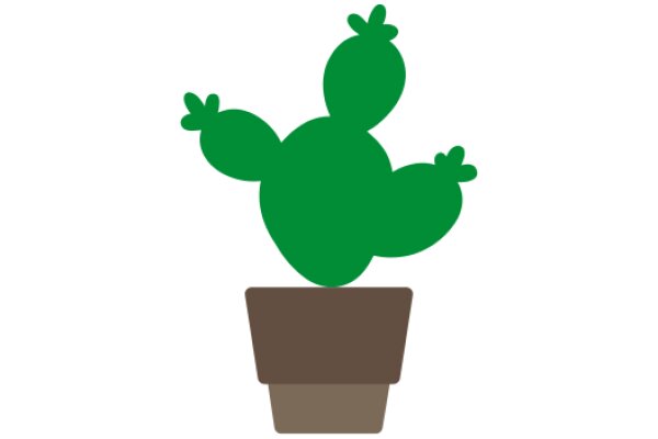 A Playful Cactus in a Pot