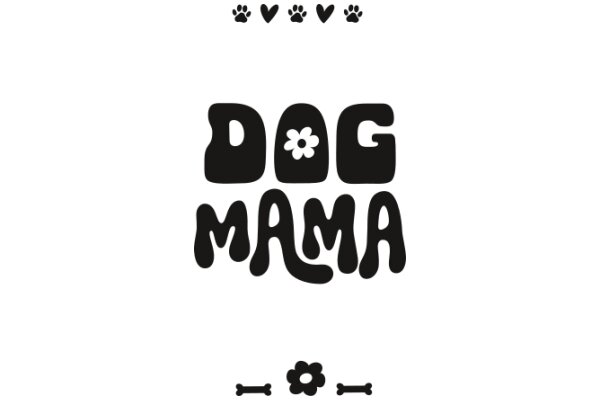 Stylized Logo for a Dog-Momma Brand